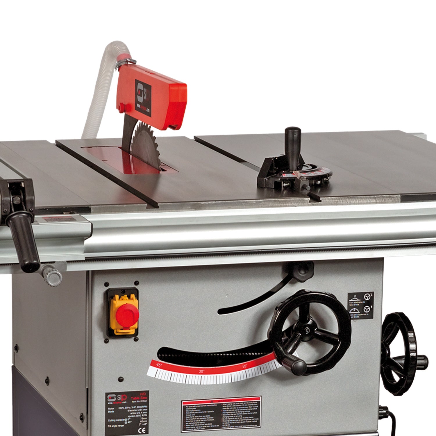 SIP 12" Professional Cast Iron Table Saw (Factory Refurbished REBOX)