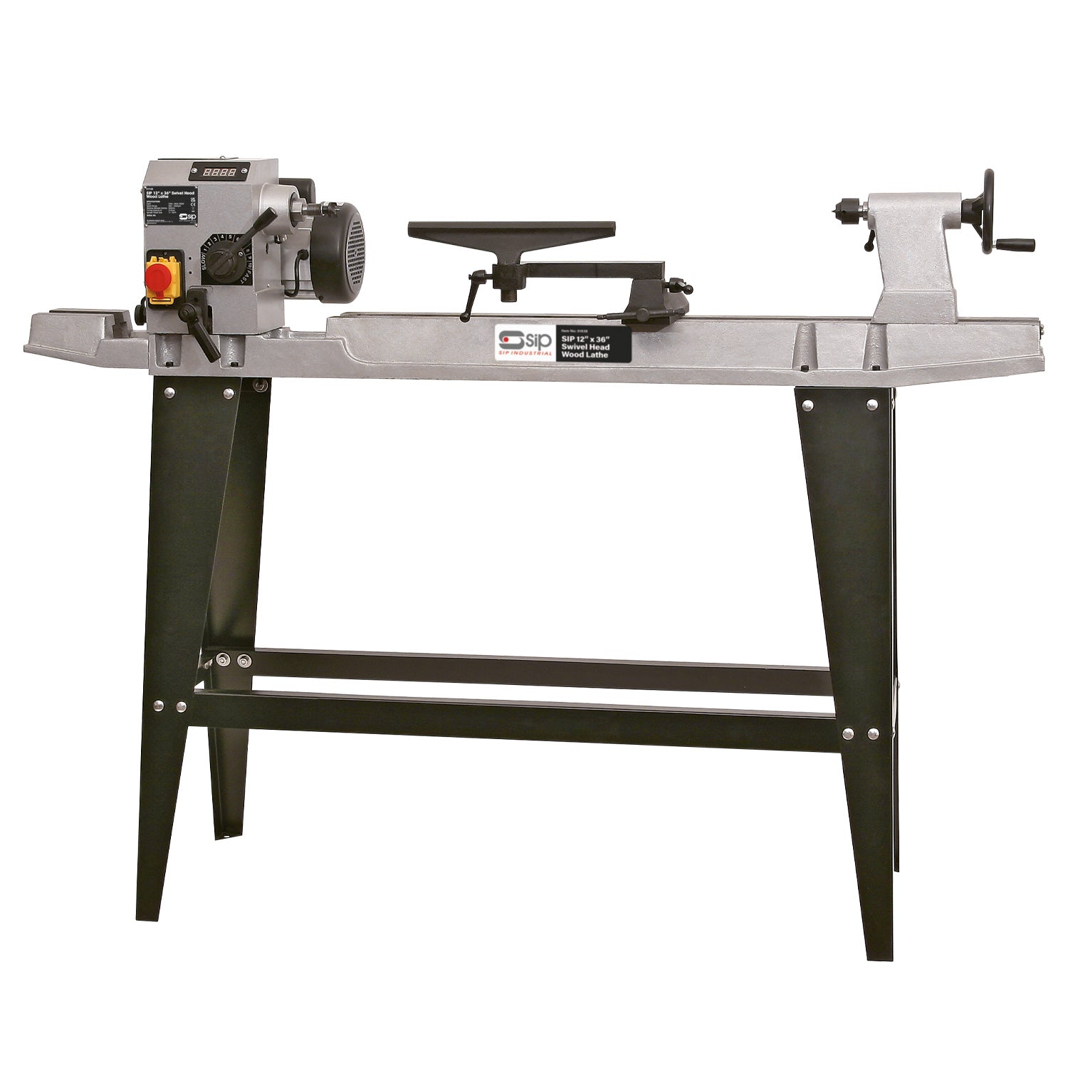 SIP 12" x 36" Swivel Head Wood Lathe (Factory Refurbished REBOX)