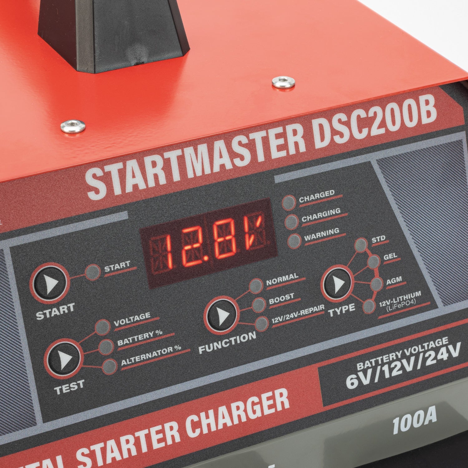 SIP 6/12/24V STARTMASTER DSC200B Digital Starter/Charger, 200/25A (03584) (Factory Refurbished XSHOW)