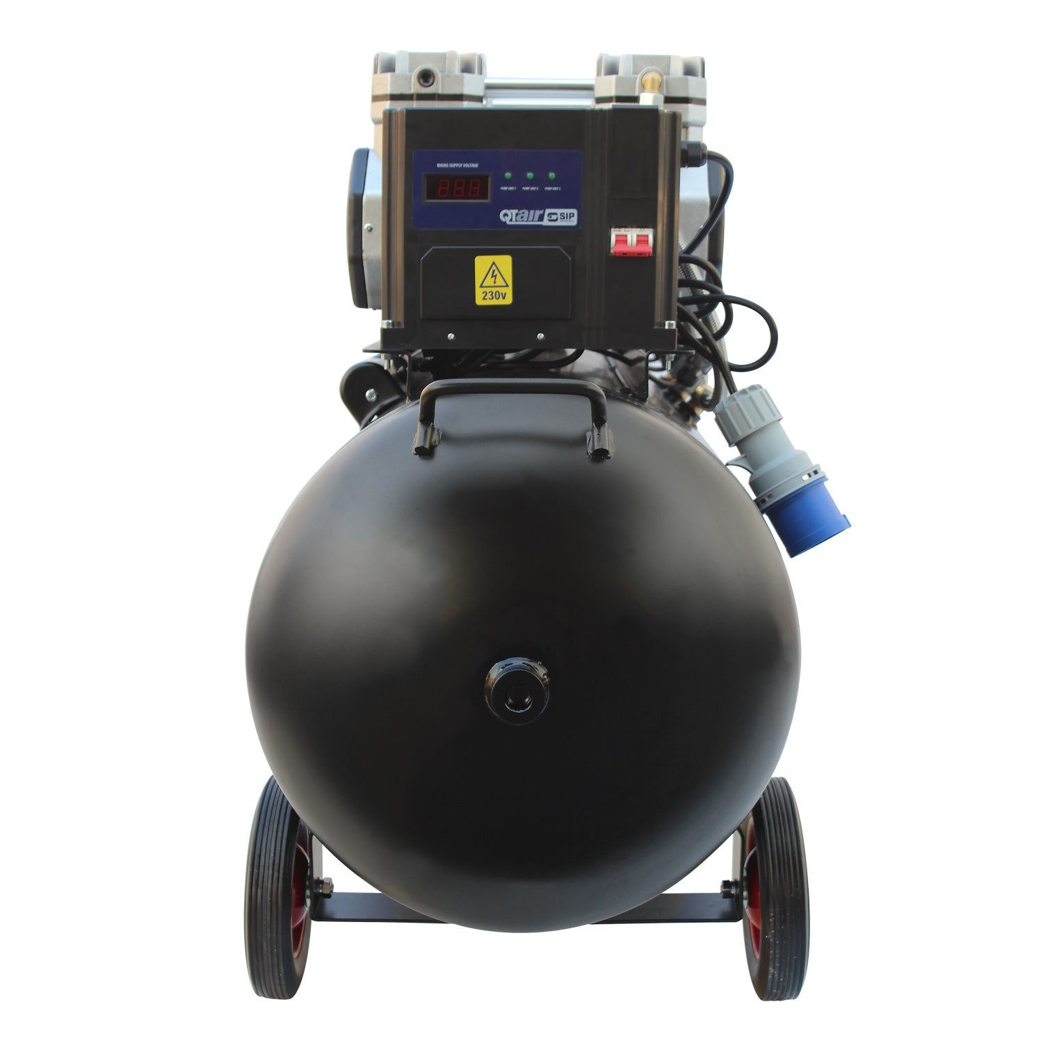 SIP QT AIR DD 200L Ultra Low Noise Oil-Free Direct Drive Air Compressor, 4.5hp (05498) (Factory Refurbished XSHOW)