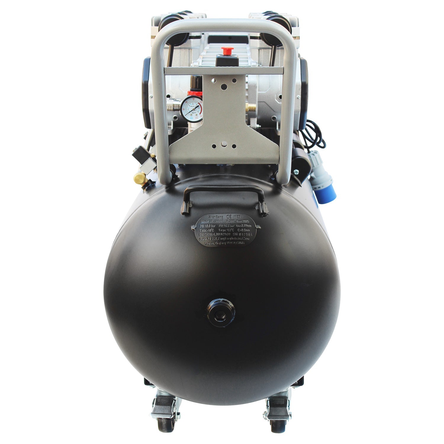 SIP QT AIR DD 200L Ultra Low Noise Oil-Free Direct Drive Air Compressor, 4.5hp (05498) (Factory Refurbished XSHOW)