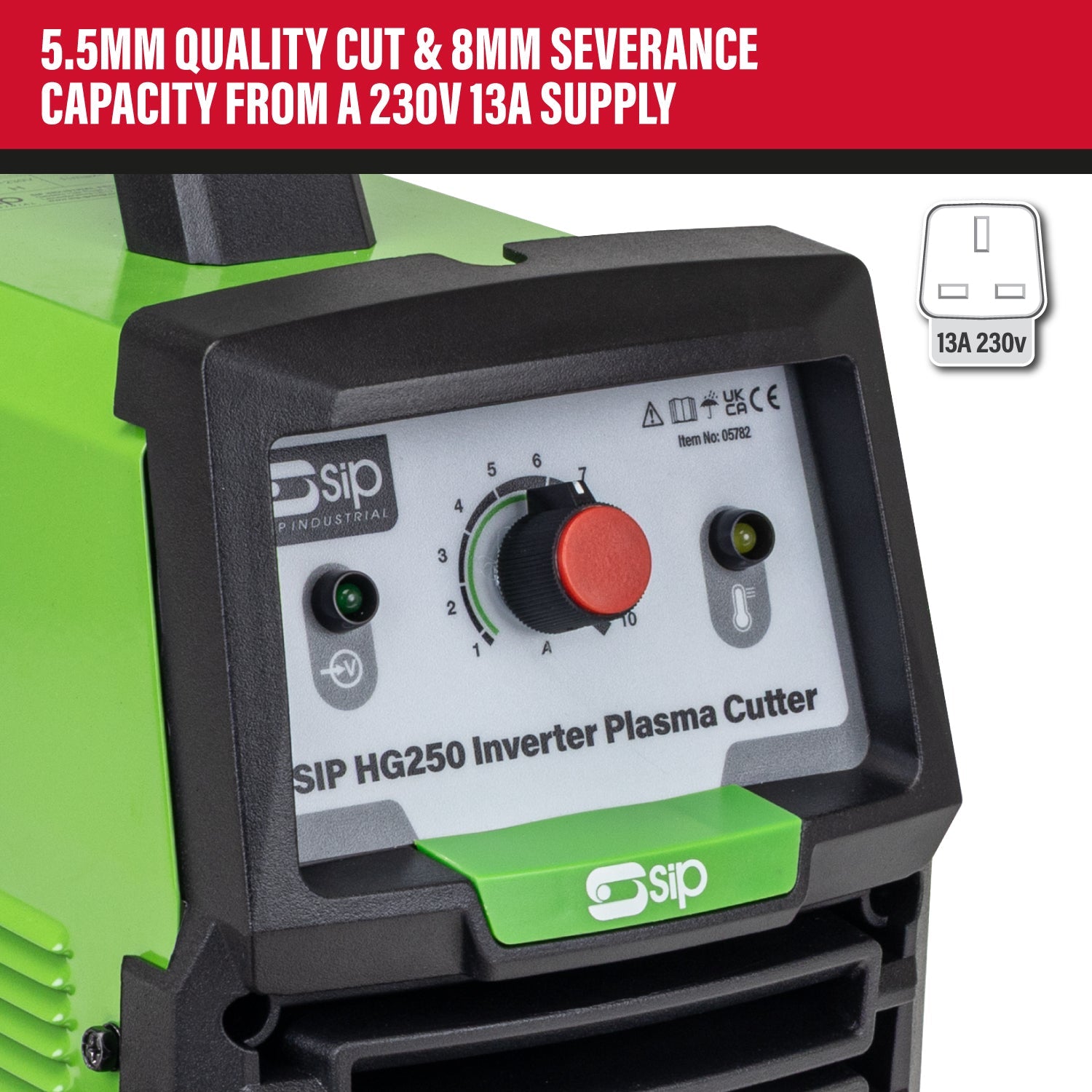SIP HG250 Inverter Plasma Cutter (Factory Refurbished XSHOW)