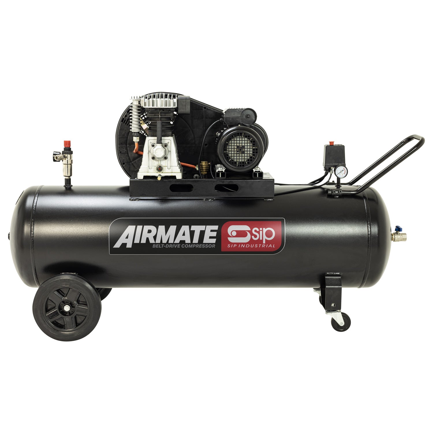SIP 200L Belt Drive Air Compressor 06477, factory refurbished