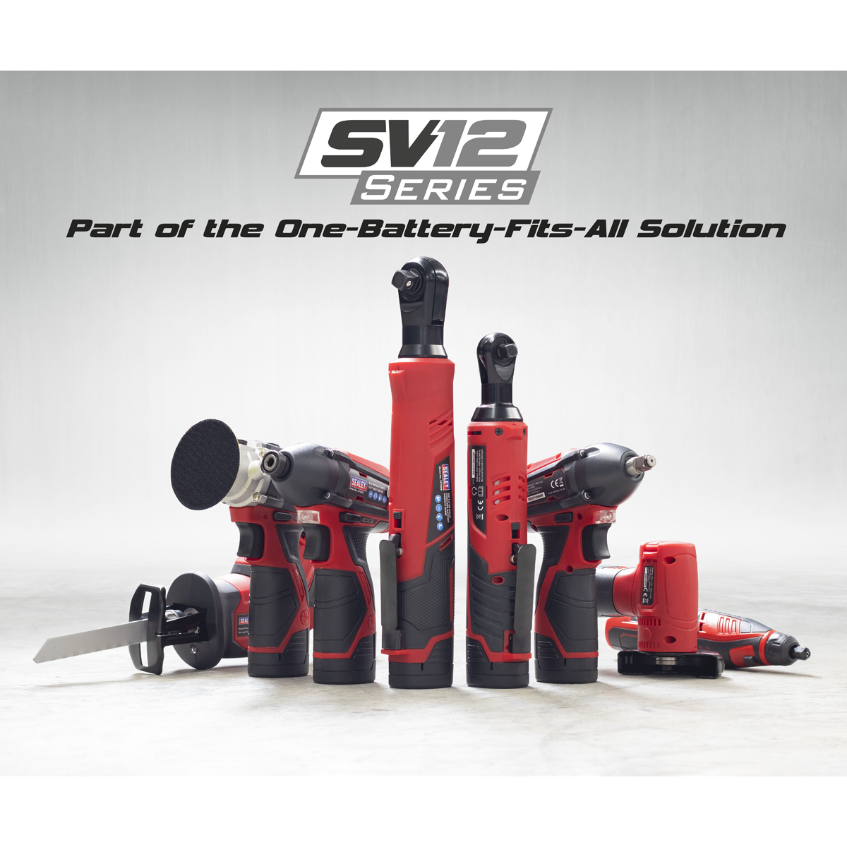 SV12 Series 1/2"Sq Drive Cordless Ratchet Wrench Kit 12V 2Ah (CP1209KIT) (Factory Refurbished B)