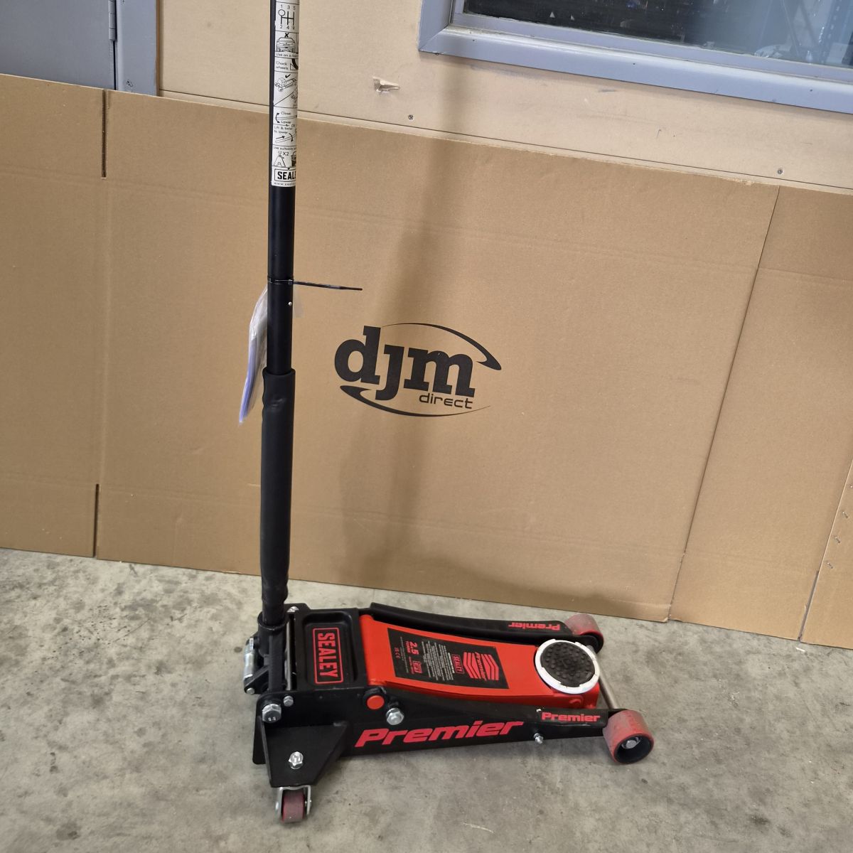 Premier Low Profile Trolley Jack with Rocket Lift, 2.5 Tonne (2501LE) (Factory Refurbished C)