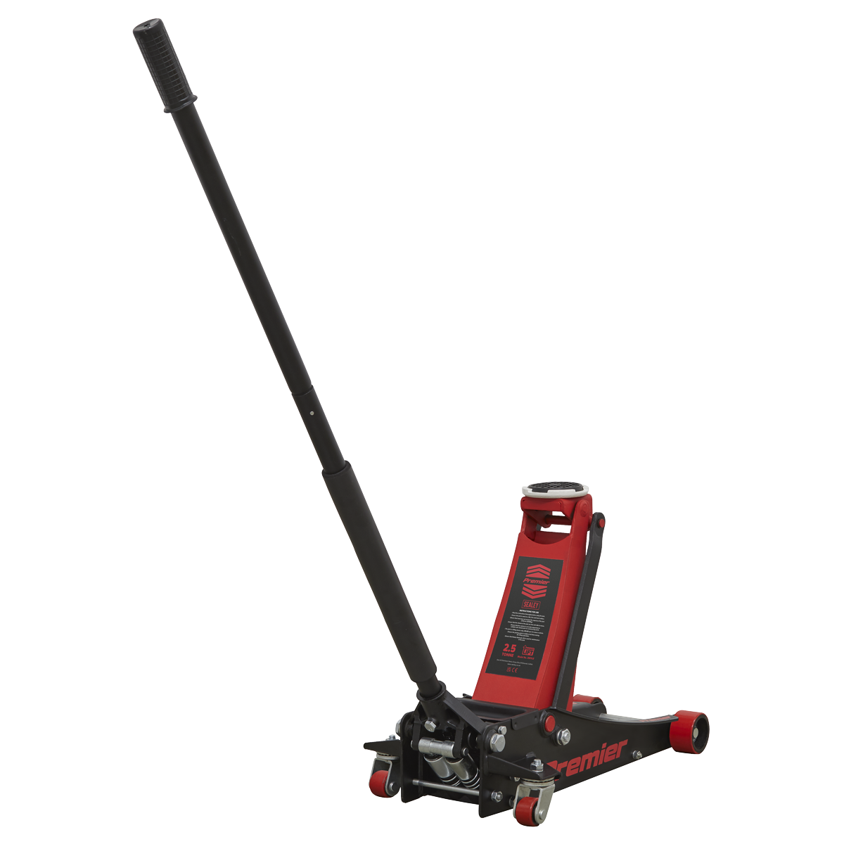 Premier Low Profile Trolley Jack with Rocket Lift, 2.5 Tonne (2501LE) (Factory Refurbished C)