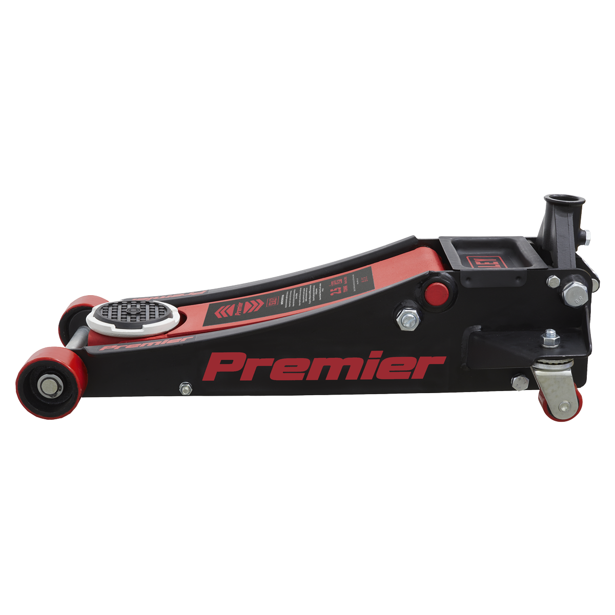 Premier Low Profile Trolley Jack with Rocket Lift, 2.5 Tonne (2501LE) (Factory Refurbished C)