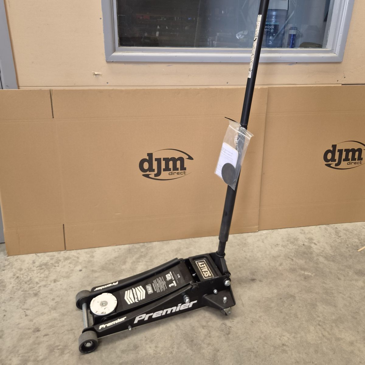 Premier Low Entry Trolley Jack with Rocket Lift, 3 Tonne, Black (3040AB) (Factory Refurbished C)