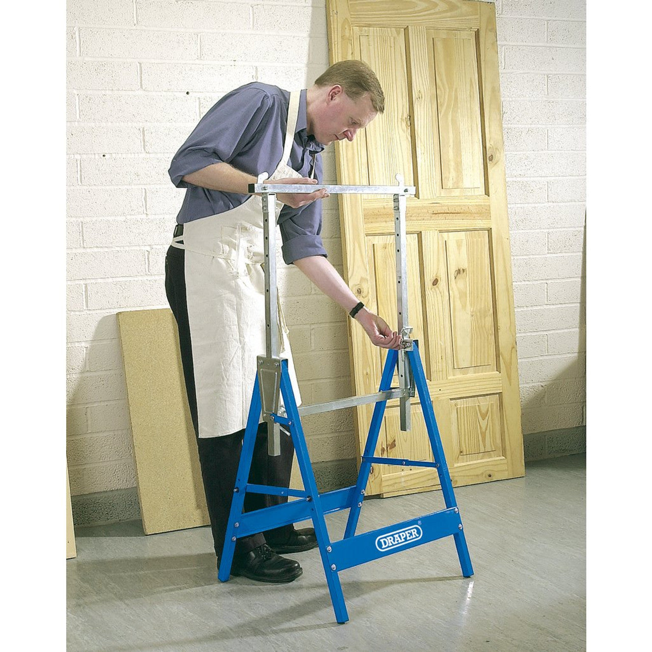 Draper Telescopic Trestle/Saw Horse, 250kg, Pair