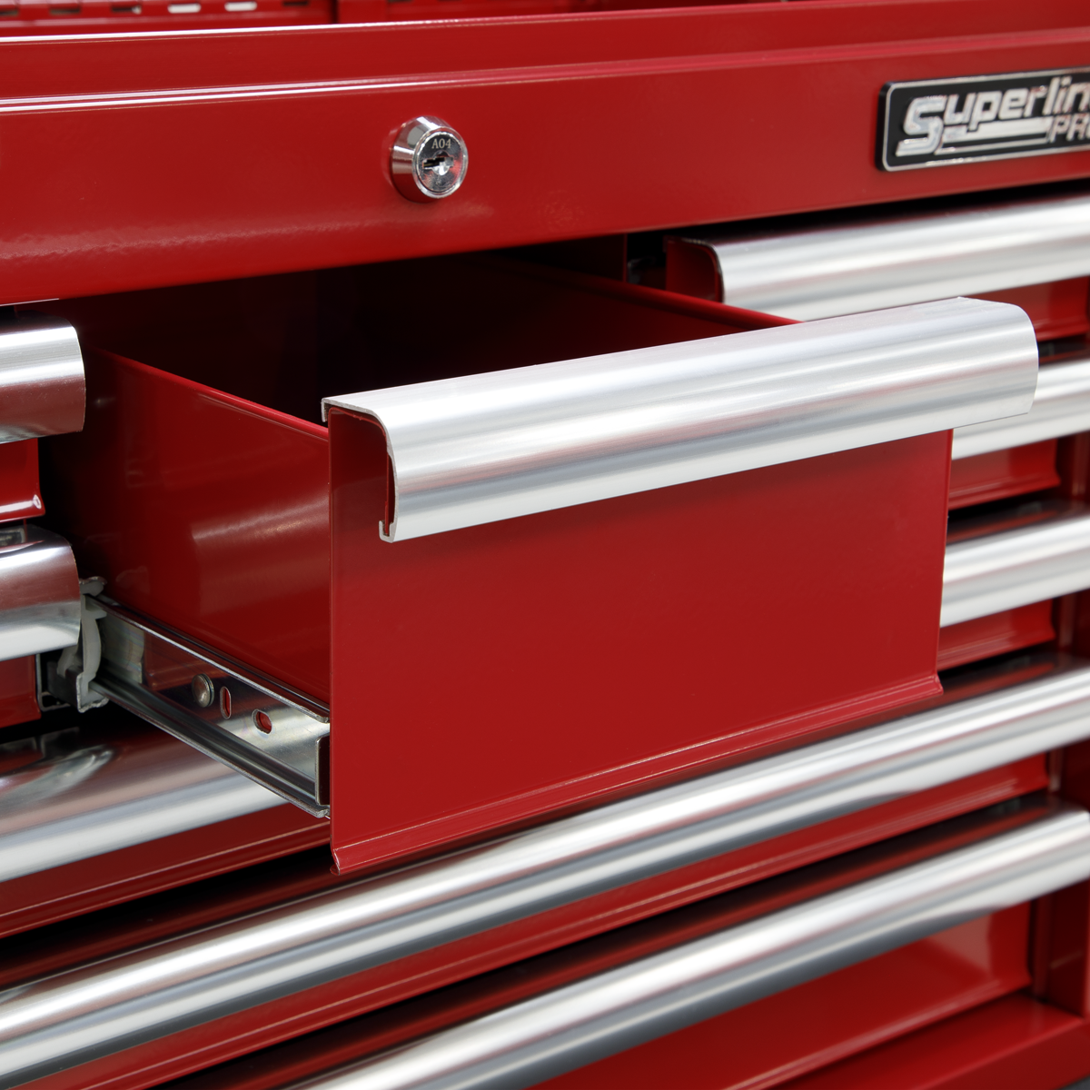 Superline PRO® Topchest, 8 Drawer, Red (AP33089) (Factory Refurbished B)