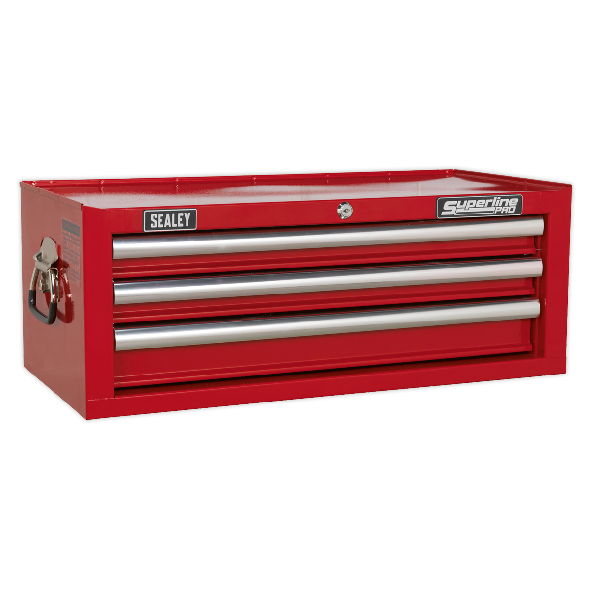 Superline PRO® Mid-Box Tool Chest, 3 Drawer, Red (AP3339) (Factory Refurbished D)