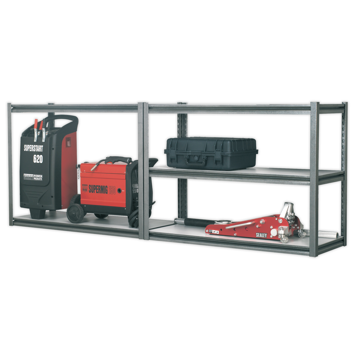 Racking Unit with 5 Shelves 600kg Capacity Per Level (Factory Refurbished C)