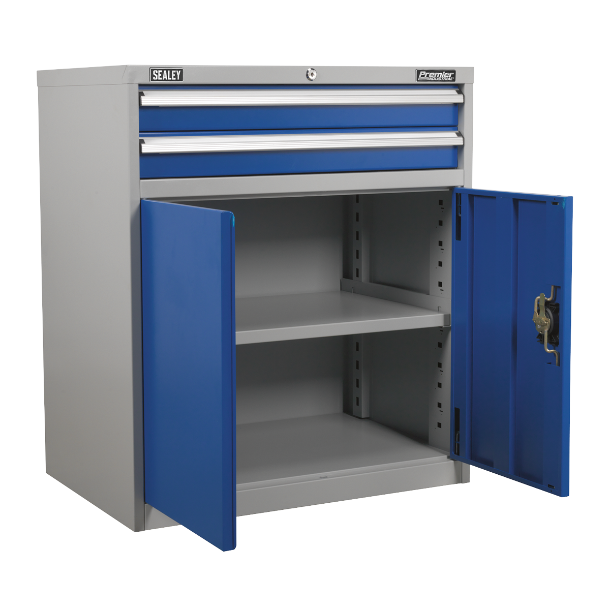 Premier Industrial™ Cabinet with 2 Drawers & 1 Shelf (API8810) (Factory Refurbished B)