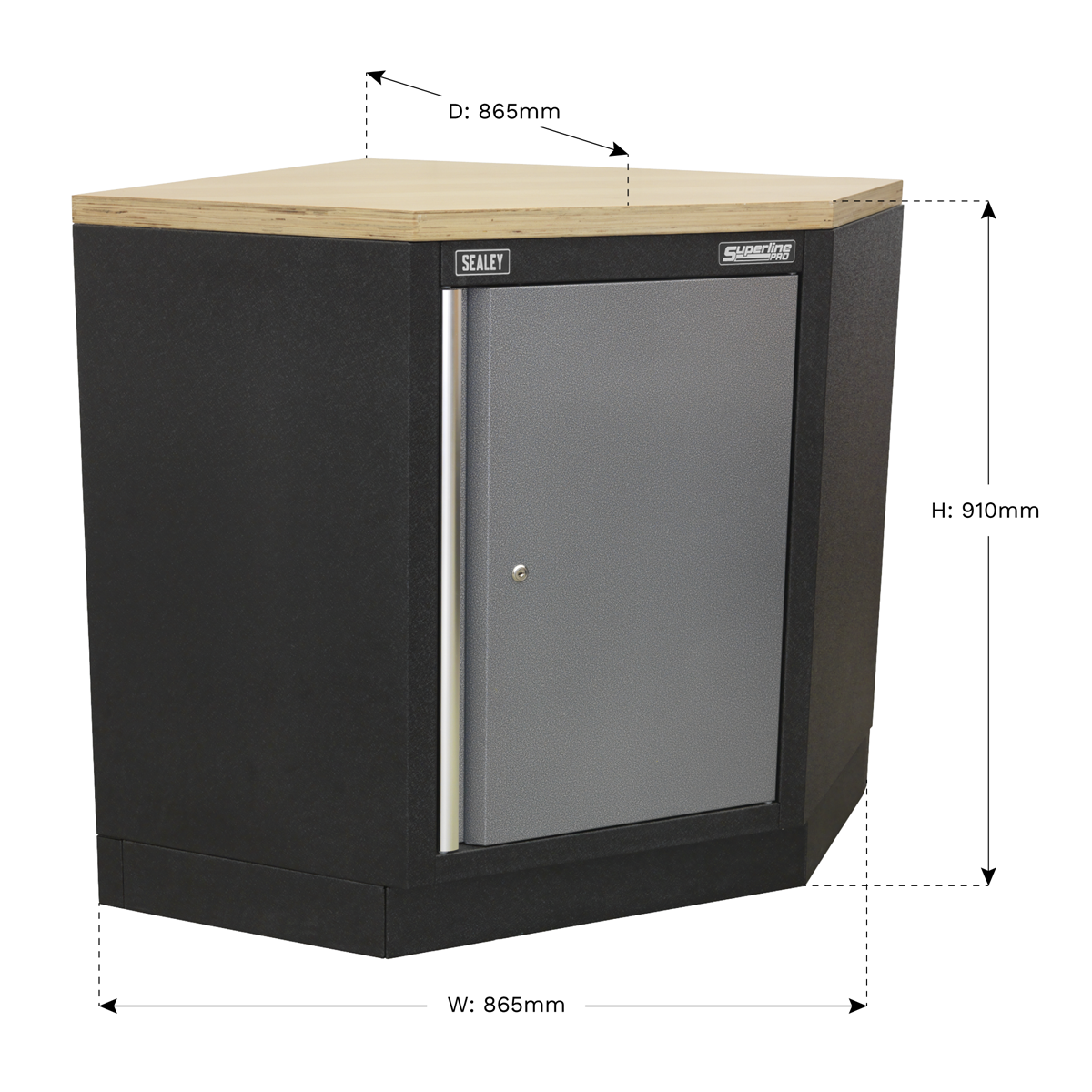 Superline PRO® Modular Corner Floor Cabinet 865mm (APMS60) (Factory Refurbished B)