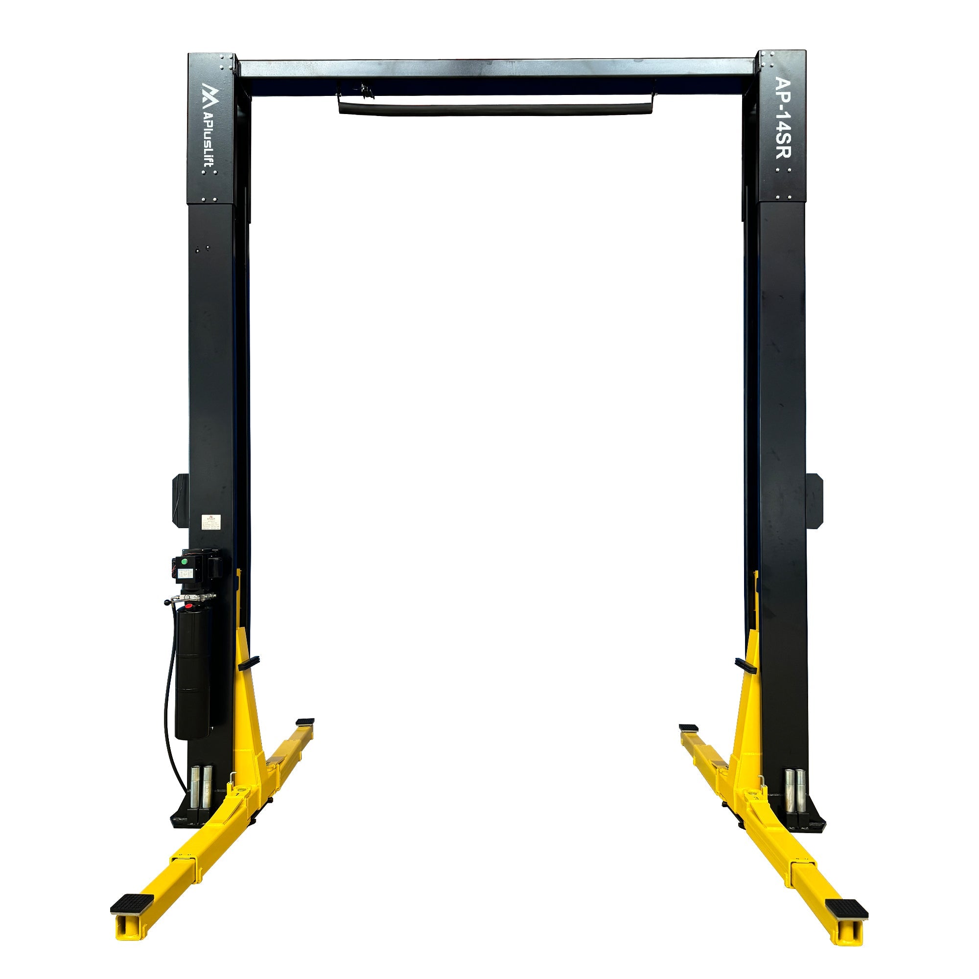 APlusLift 14,000LB 2-Post Overhead Single Release Direct Drive Car Lift with 3 Year Warranty – AP-14SR