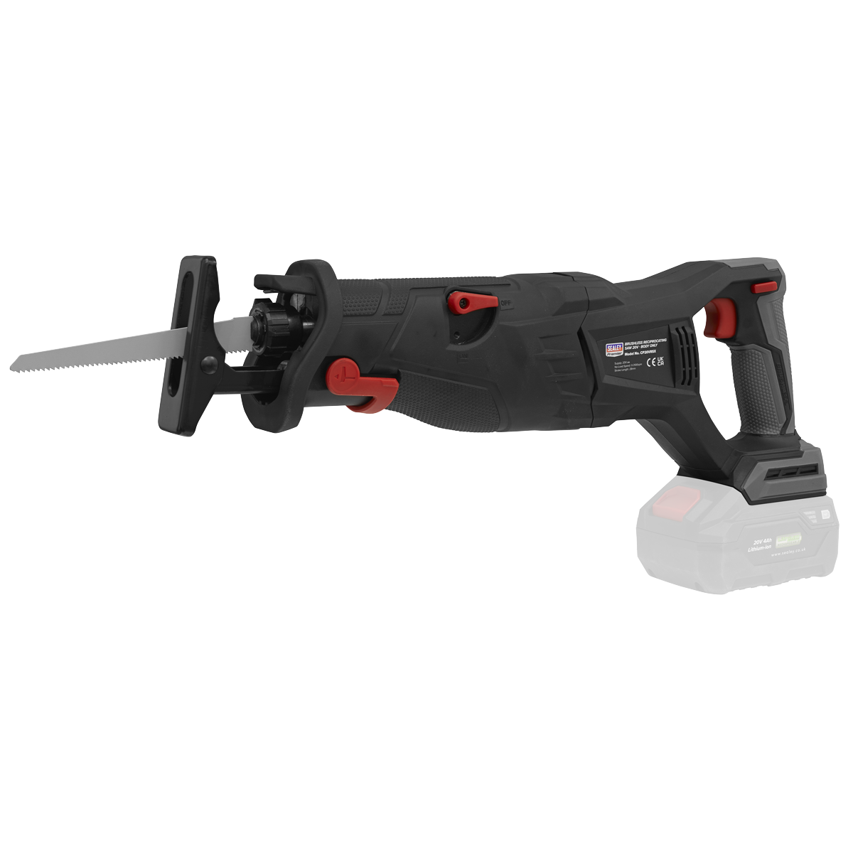 Premier SV20 Series Brushless Cordless Reciprocating Saw 20V - Body Only (Factory Refurbished A)