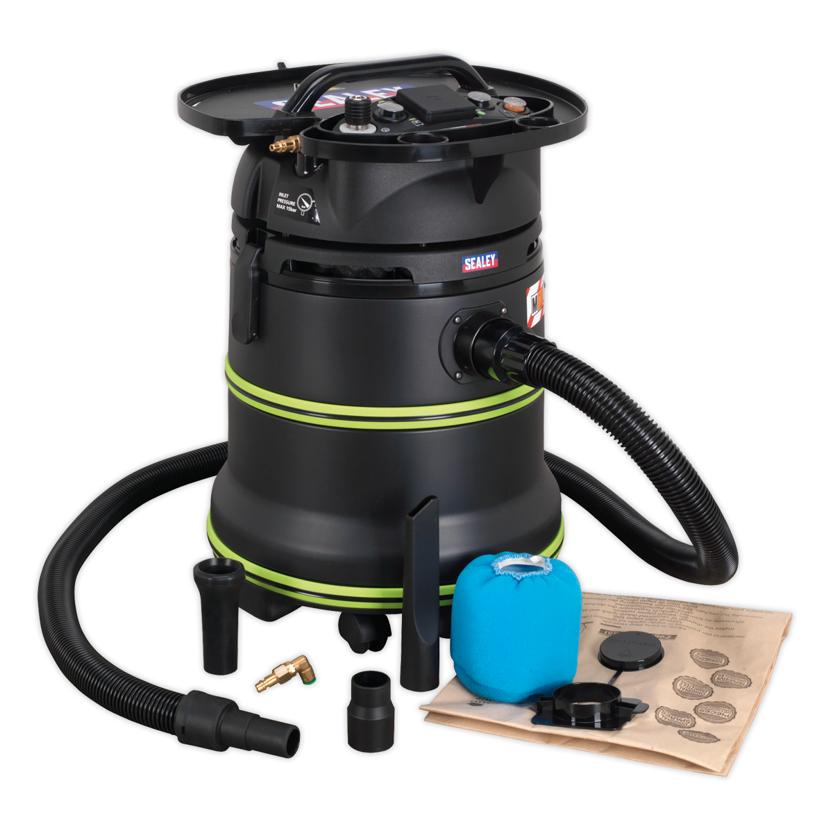 M Class Dust-Free Industrial Wet & Dry Vacuum Cleaner 35L with Autostart (Factory Refurbished B)
