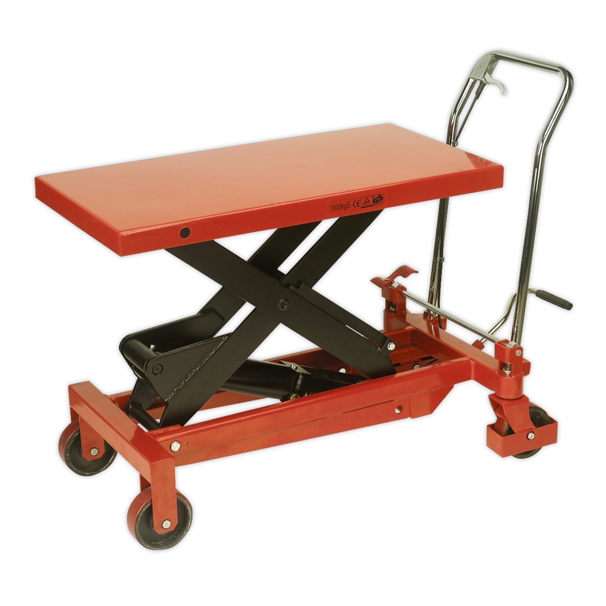 Hydraulic Scissor Lift Platform Table 1000kg Capacity (Factory Refurbished C)