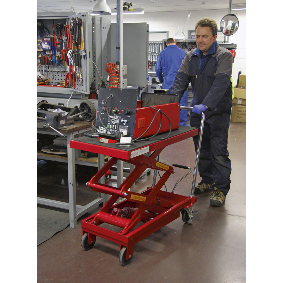 Hydraulic Scissor Lift Platform Table 300kg Capacity (Factory Refurbished B)