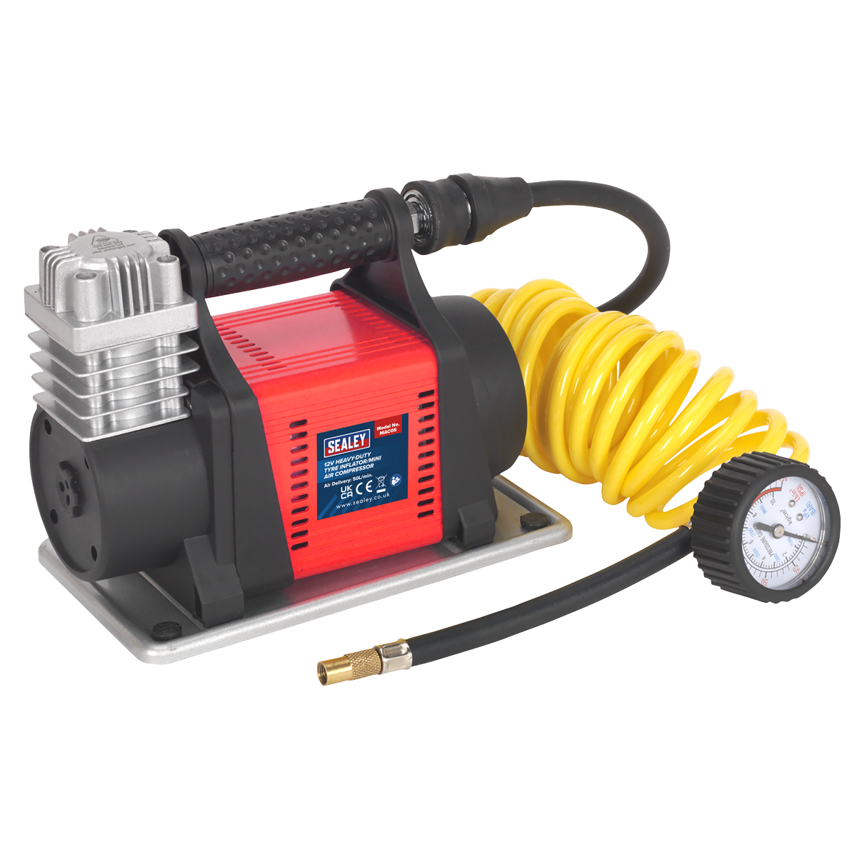 Sealey 12V Tyre Inflator MAC05, factory refurbished