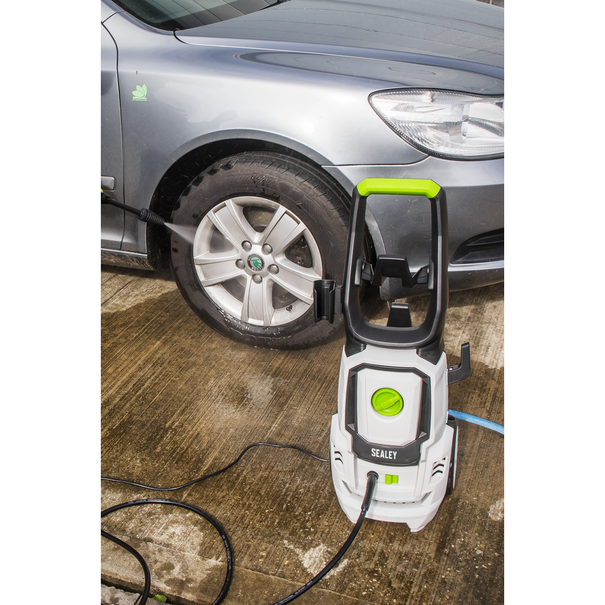 Pressure Washer with TSS & Rotablast® Nozzle, 130bar, 1600W (PW1860) (Factory Refurbished A)