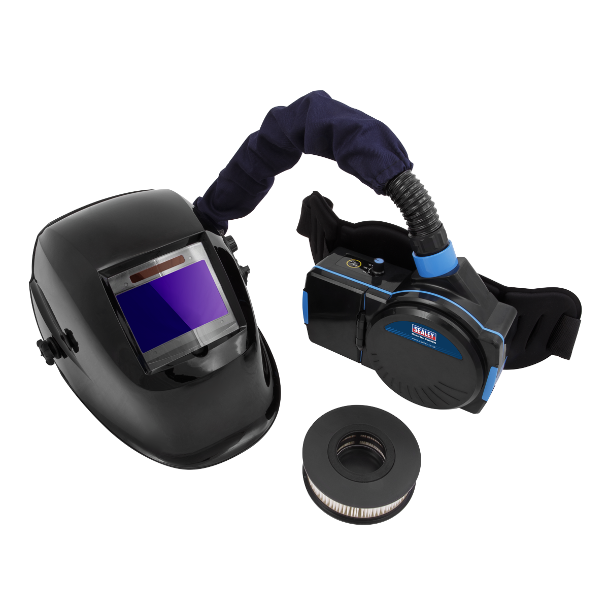 Auto Darkening Welding Haelmet with TH2 Powered Air Purifying Respirator (PWH616) (Factory Refurbished C)