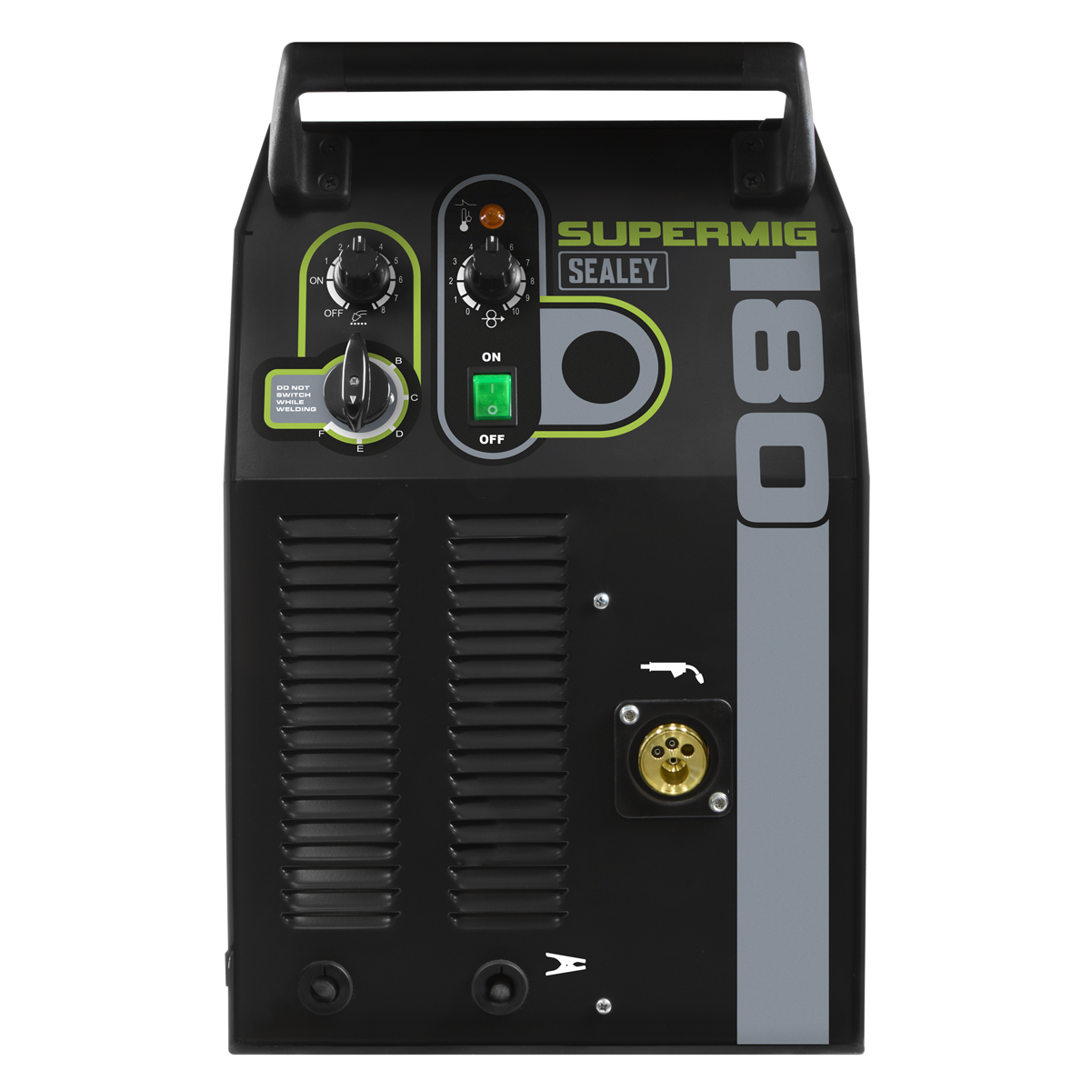 Professional Gas/Gasless MIG Welder with Euro Torch, 180A (SUPERMIG180) (Factory Refurbished D)