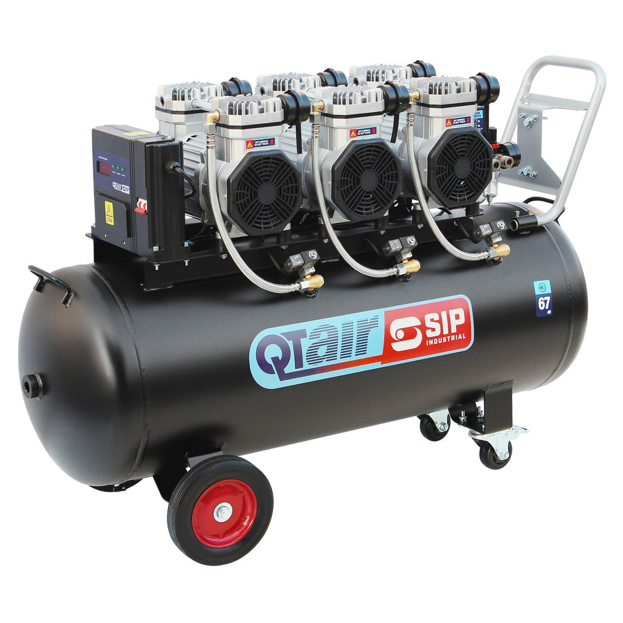Large workshop air compressor for garage and pneumatic tool use