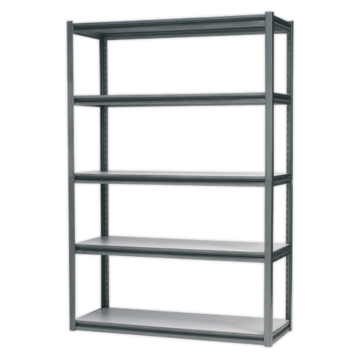Heavy-duty workshop racking and shelving unit