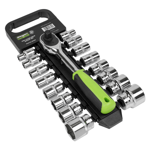 Professional socket set in workshop case
