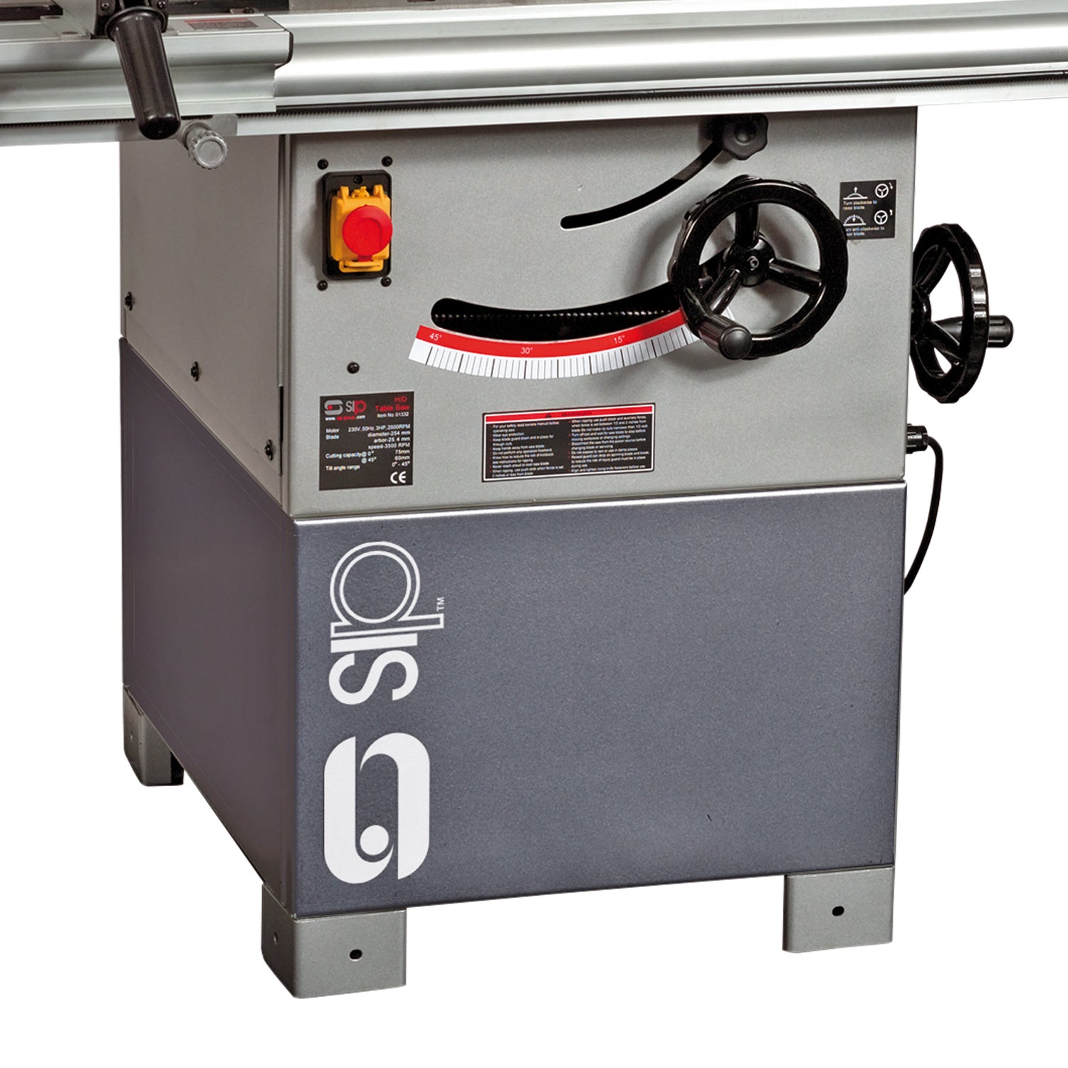 SIP 12" Professional Cast Iron Table Saw (Factory Refurbished REBOX)