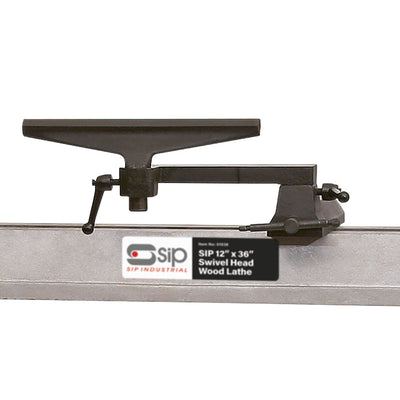 SIP 12" x 36" Swivel Head Wood Lathe (Factory Refurbished REBOX)