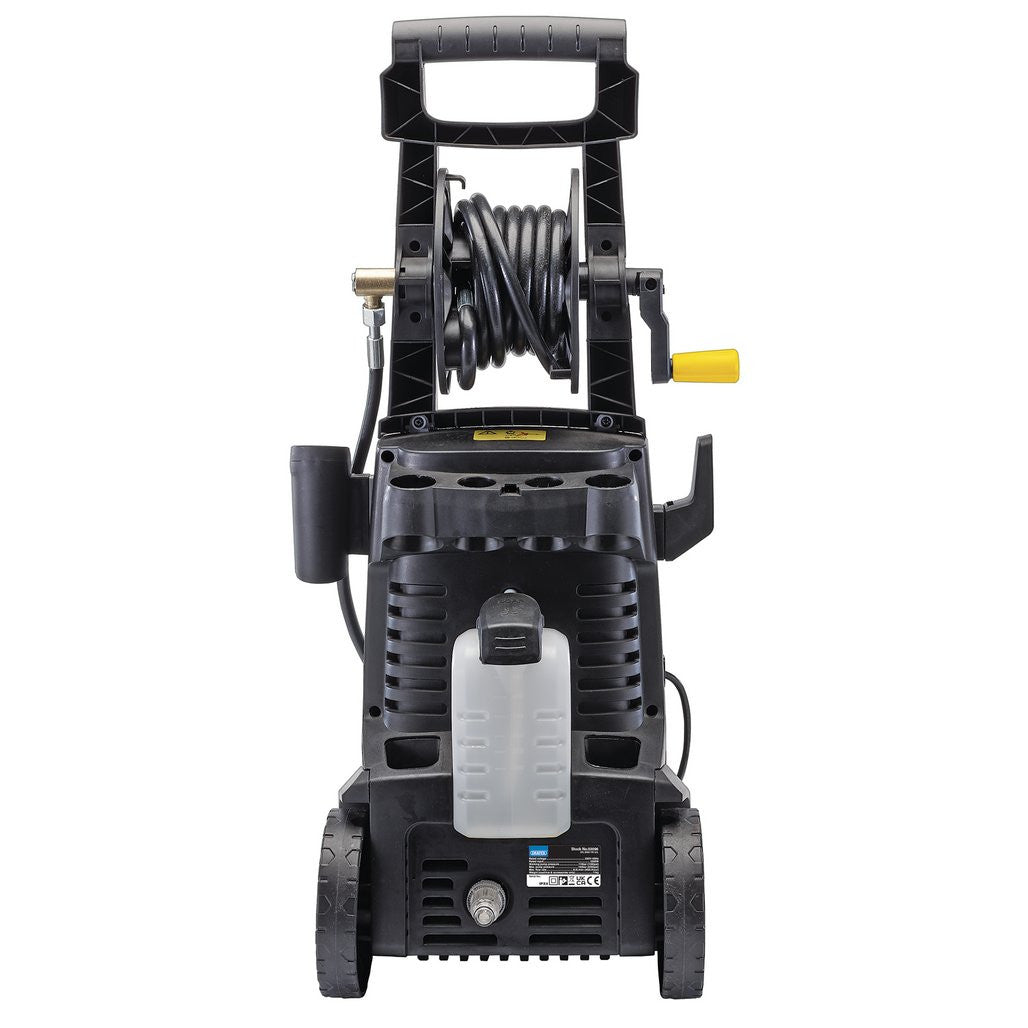 Draper Pressure Washer with Total Stop, 165bar, 2200W, Yellow (03096)