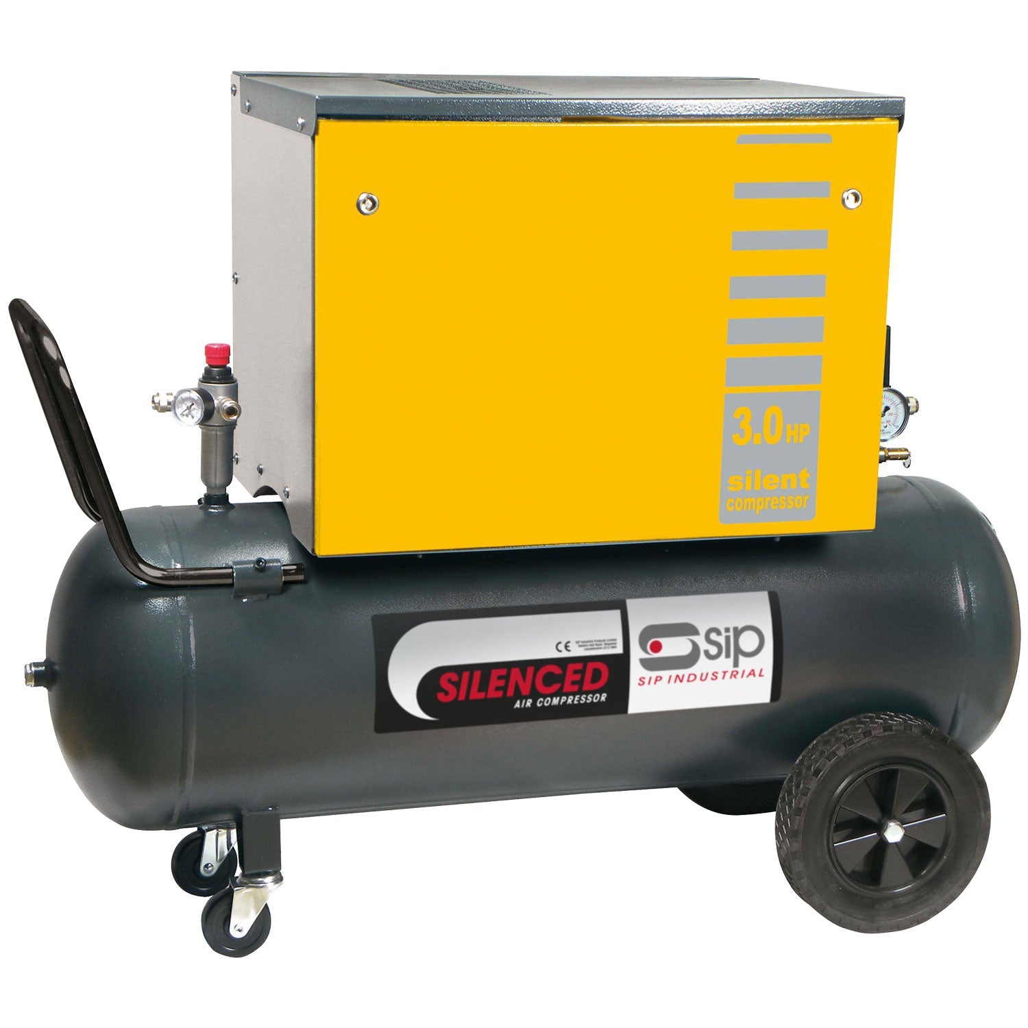 SIP 200L Silenced Air Compressor 05202, factory refurbished