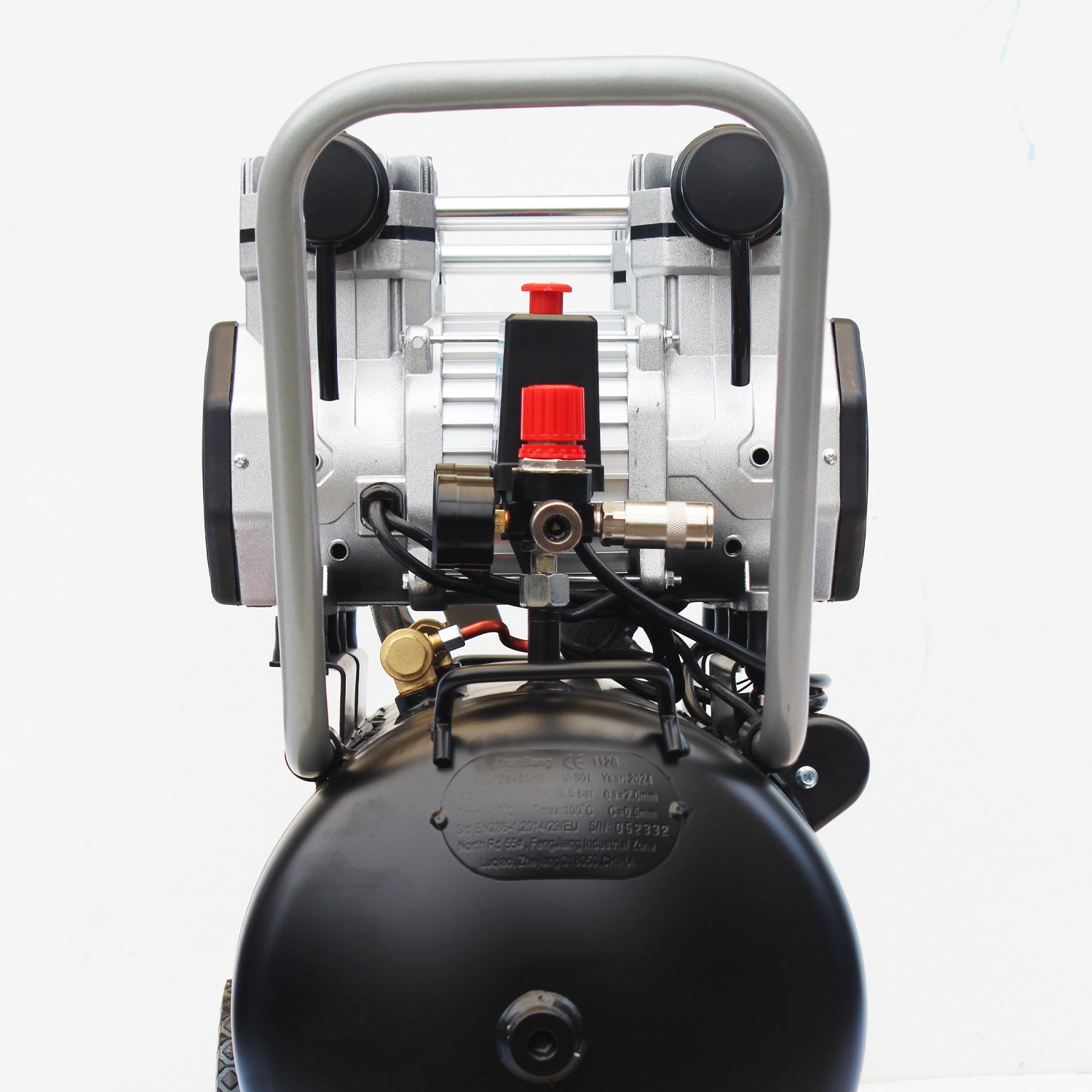SIP QT AIR DD 50L Ultra Low Noise Oil-Free Direct Drive Air Compressor, 3hp (05493) (Factory Refurbished REBOX)