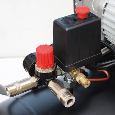 SIP QT AIR DD 50L Ultra Low Noise Oil-Free Direct Drive Air Compressor, 3hp (05493) (Factory Refurbished REBOX)