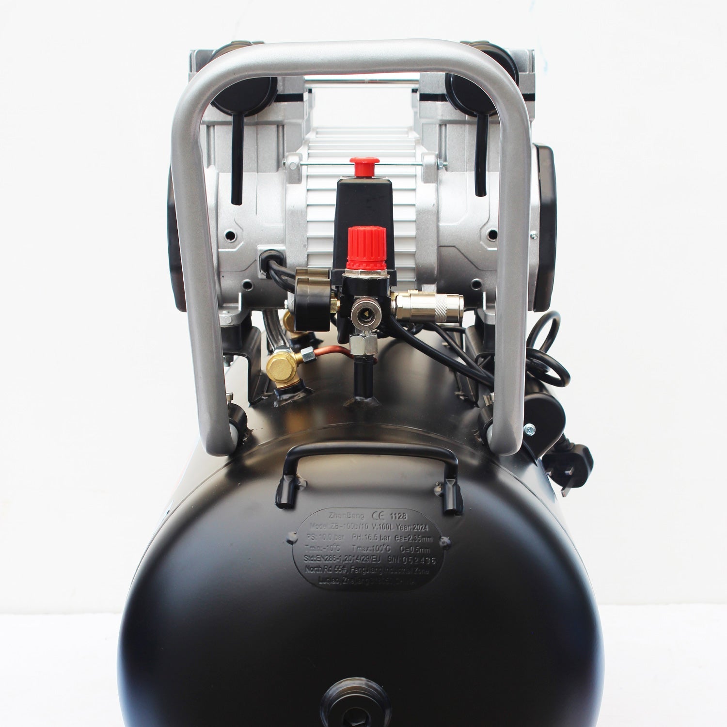 SIP QT AIR DD 100L Ultra Low Noise Oil-Free Direct Drive Air Compressor, 3hp (05494) (Factory Refurbished XSHOW)