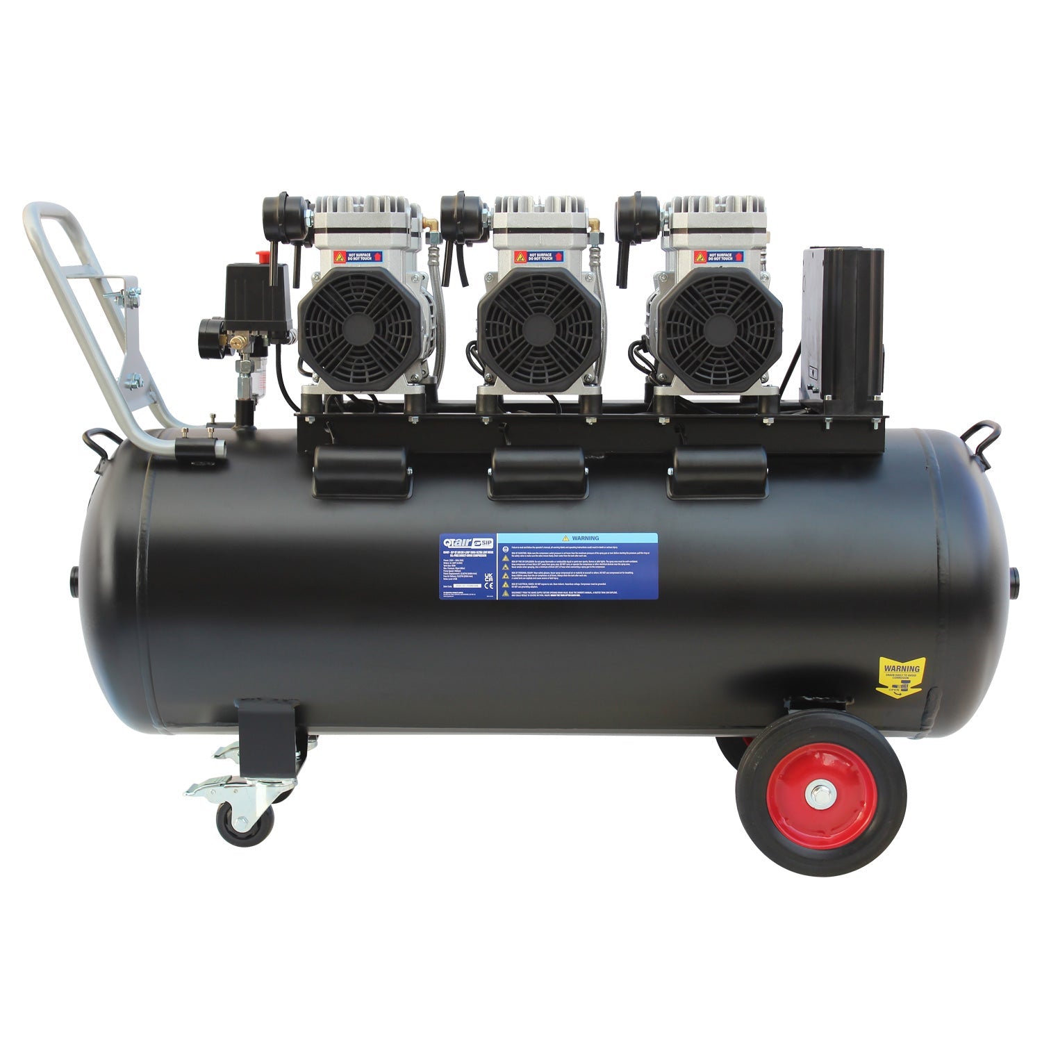 SIP QT AIR DD 150L Ultra Low Noise Oil-Free Direct Drive Air Compressor, 4.5hp (05497) (Factory Refurbished XSHOW)