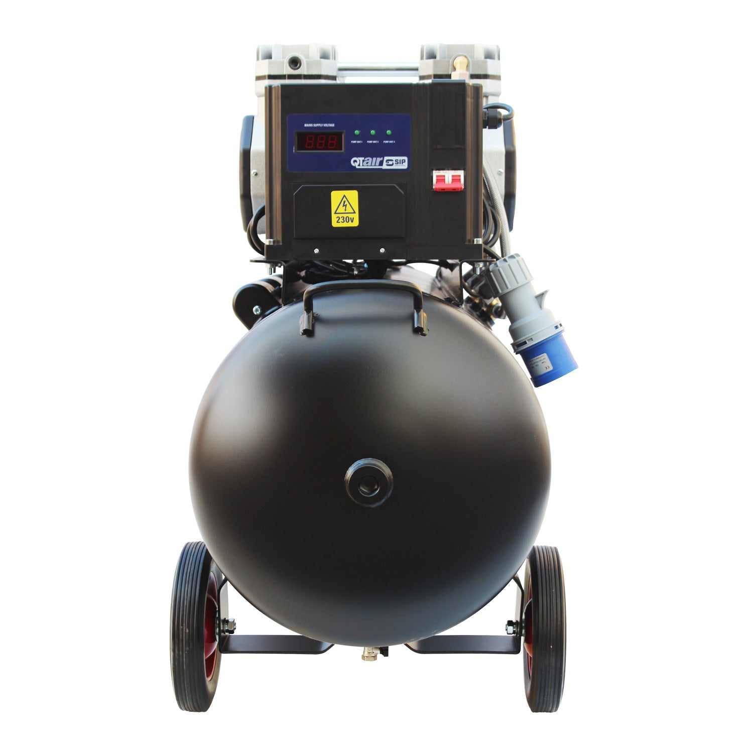 SIP QT AIR DD 150L Ultra Low Noise Oil-Free Direct Drive Air Compressor, 4.5hp (05497) (Factory Refurbished XSHOW)