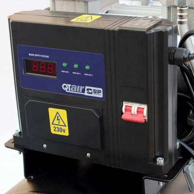 SIP QT AIR DD 150L Ultra Low Noise Oil-Free Direct Drive Air Compressor, 4.5hp (05497) (Factory Refurbished XSHOW)