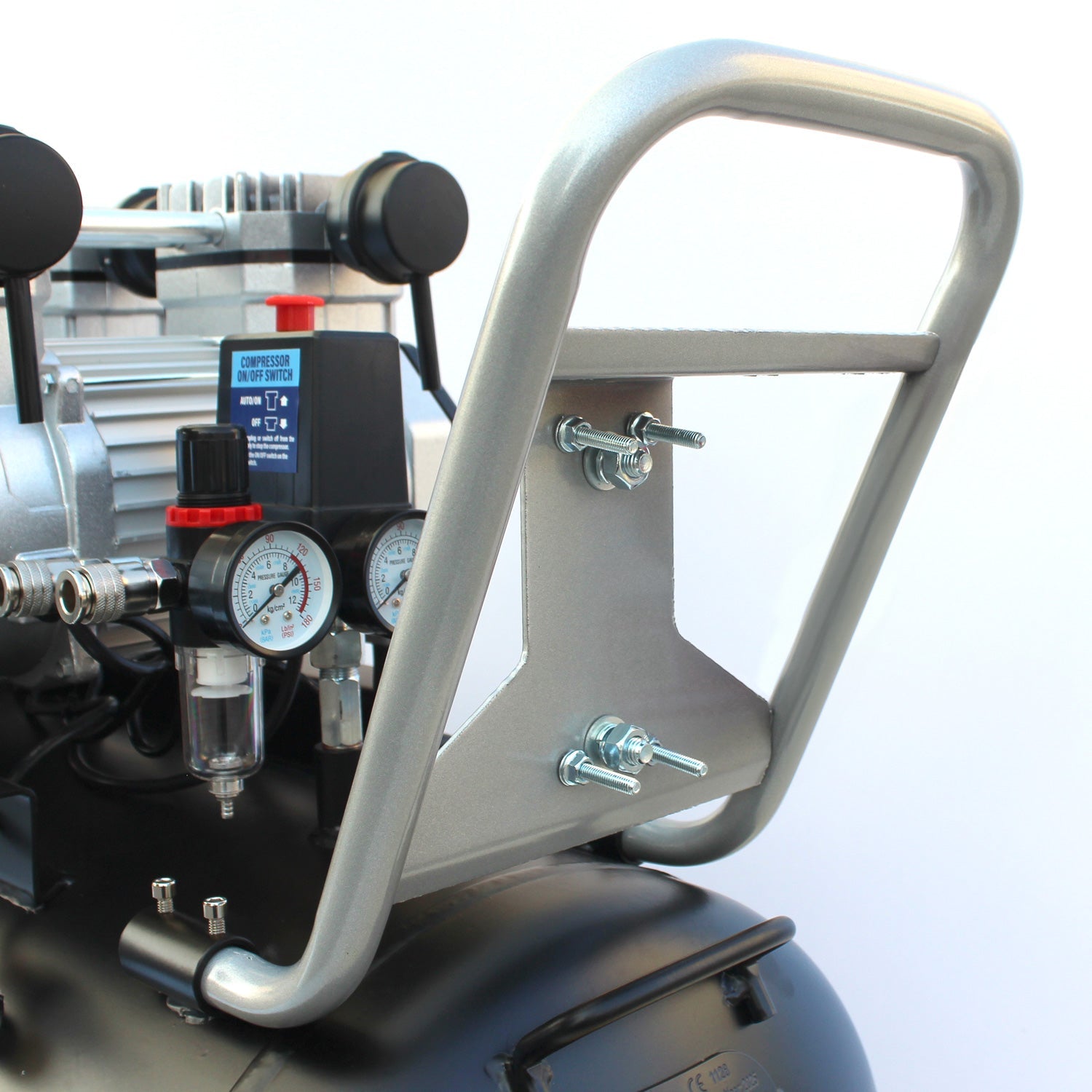 SIP QT AIR DD 150L Ultra Low Noise Oil-Free Direct Drive Air Compressor, 4.5hp (05497) (Factory Refurbished XSHOW)