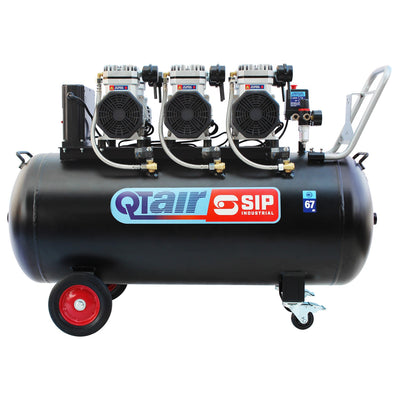 SIP QT AIR DD 200L Ultra Low Noise Oil-Free Direct Drive Air Compressor, 4.5hp (05498) (Factory Refurbished XSHOW)