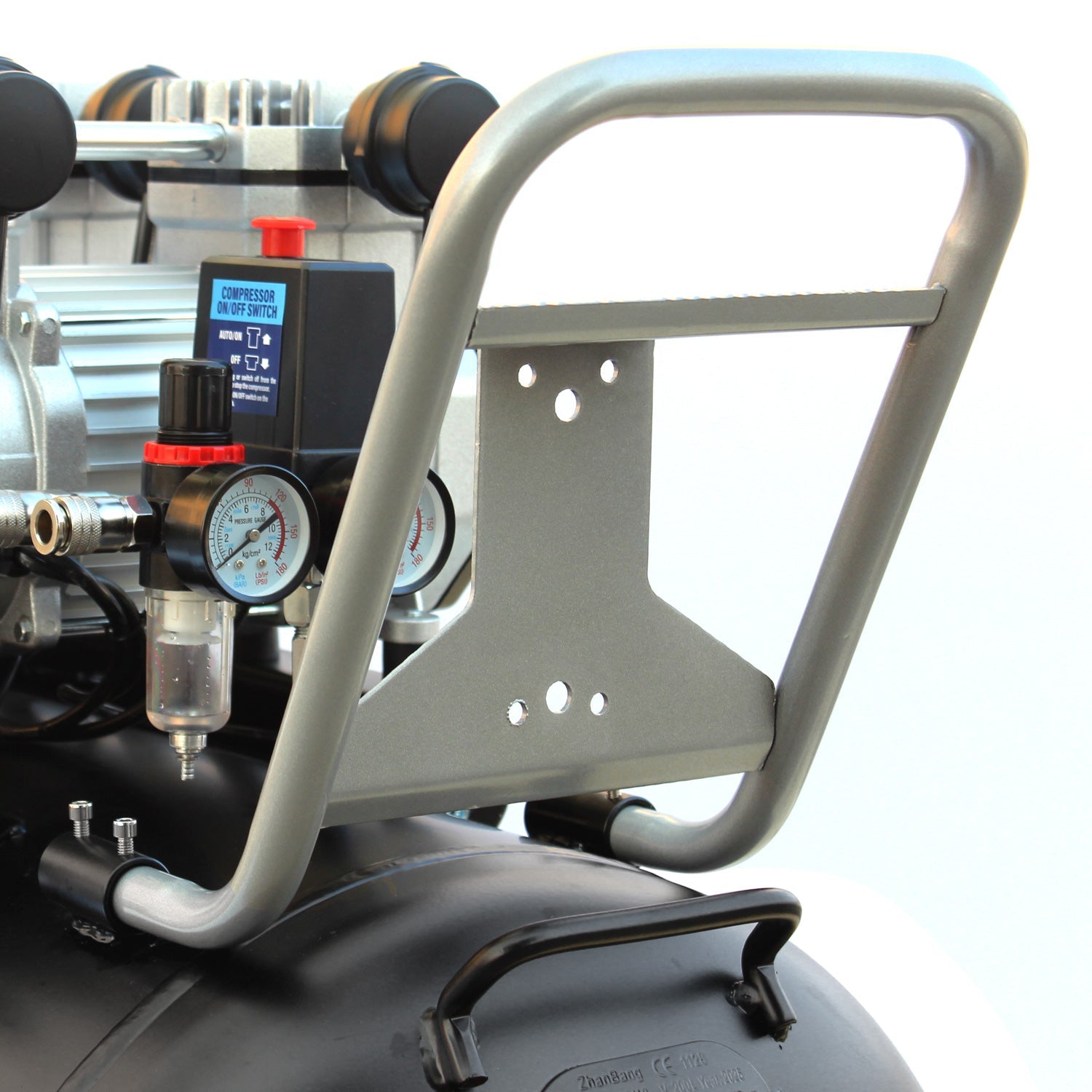 SIP QT AIR DD 200L Ultra Low Noise Oil-Free Direct Drive Air Compressor, 4.5hp (05498) (Factory Refurbished XSHOW)