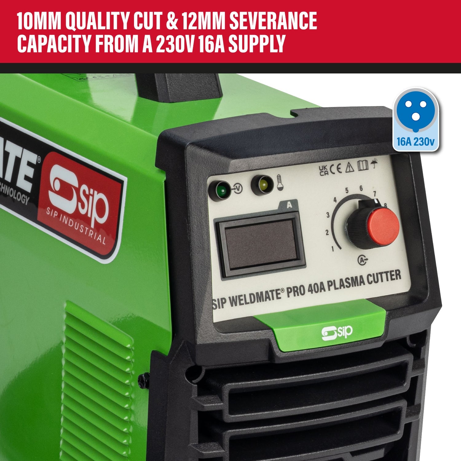 SIP WELDMATE® PRO 40A Inverter Plasma Cutter (Factory Refurbished XSHOW)
