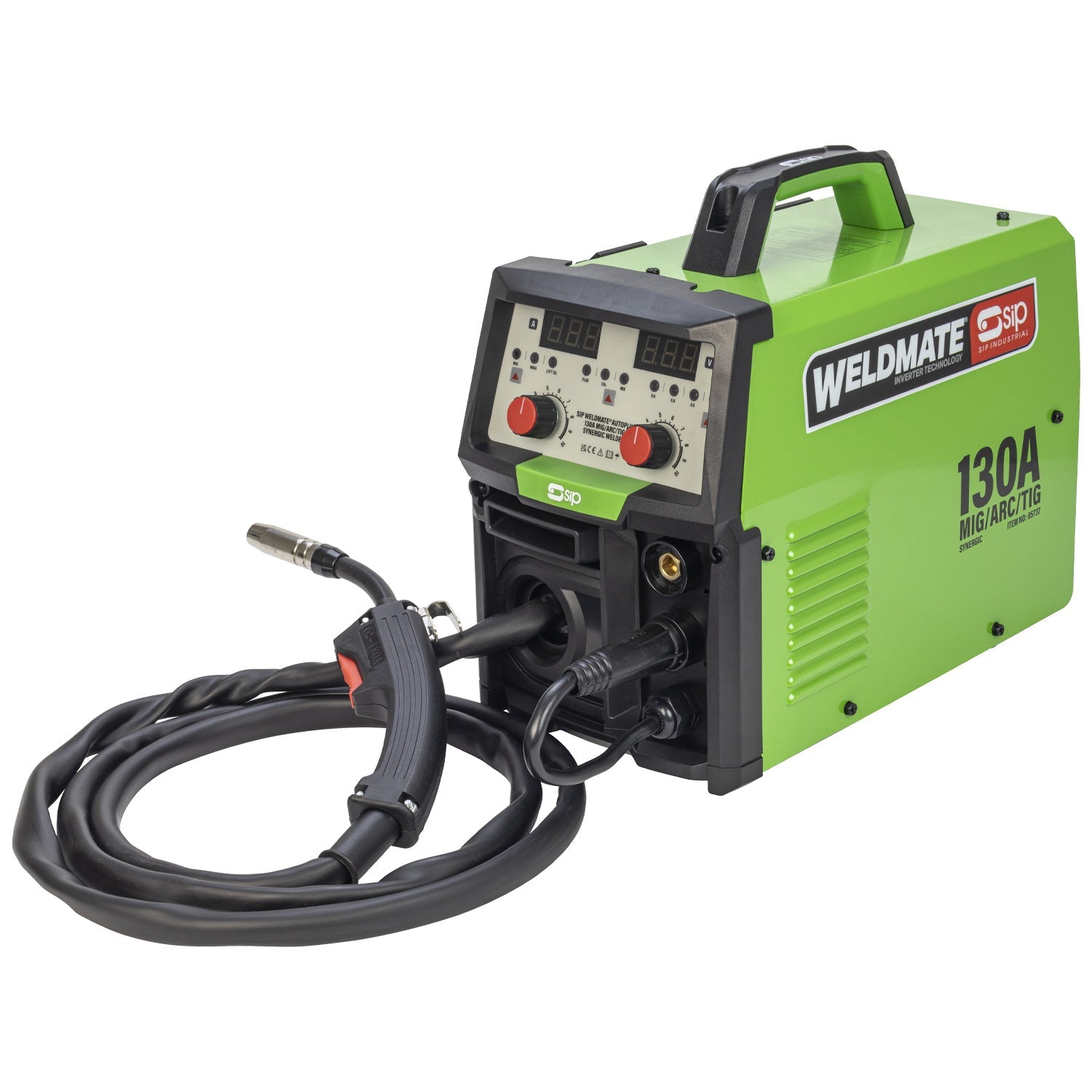 SIP WELDMATE® AUTOPLUS MIG/ARC/TIG Synergic Inverter Welder, 130A (05737) (Factory Refurbished XSHOW)