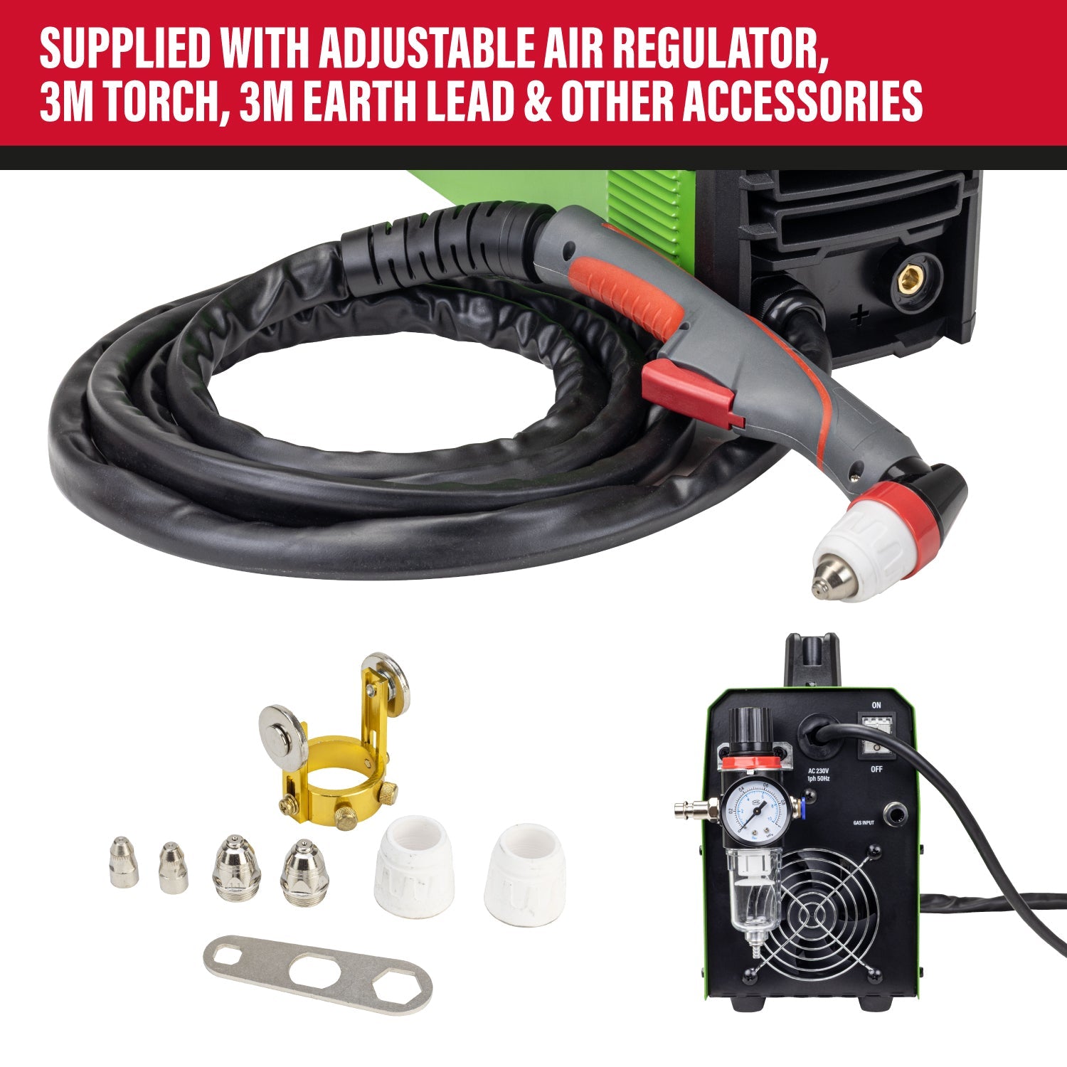 SIP HG250 Inverter Plasma Cutter (Factory Refurbished XSHOW)