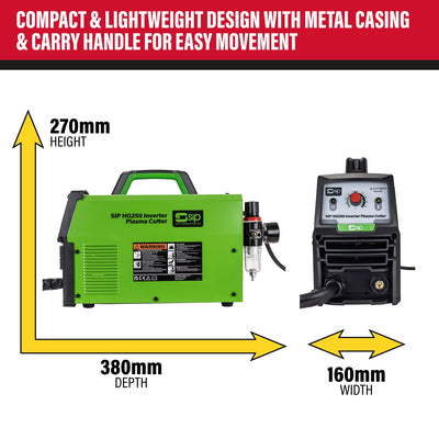 SIP HG250 Inverter Plasma Cutter (Factory Refurbished XSHOW)