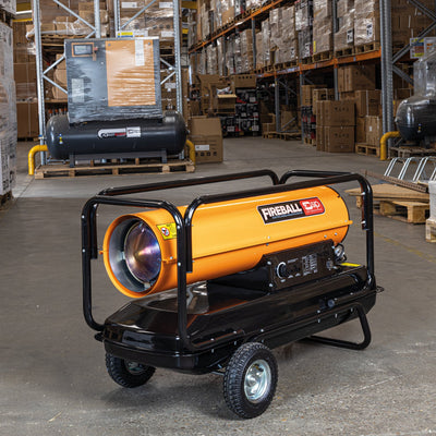 SIP FIREBALL XD140 Diesel/Paraffin Space Heater, 140,000BTU/hr (09594) (Factory Refurbished REBOX)