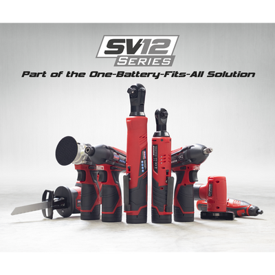 SV12 Series 1/2"Sq Drive Cordless Ratchet Wrench Kit 12V 2Ah (CP1209KIT) (Factory Refurbished B)