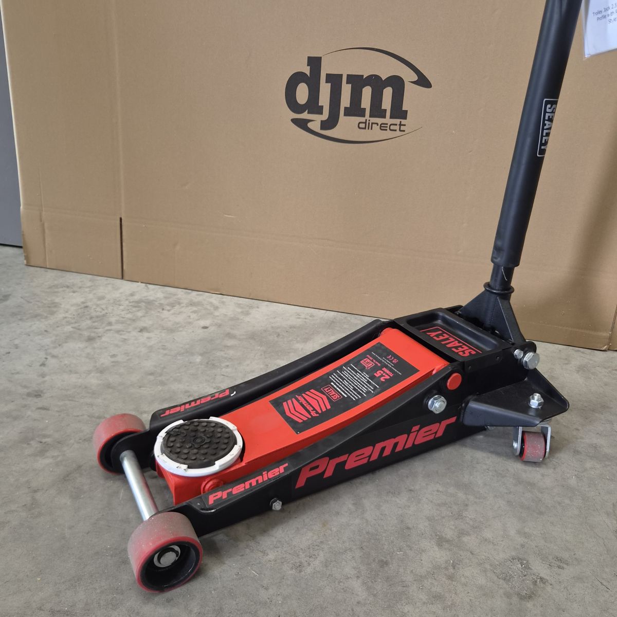 Premier Low Profile Trolley Jack with Rocket Lift, 2.5 Tonne (2501LE) (Factory Refurbished C)
